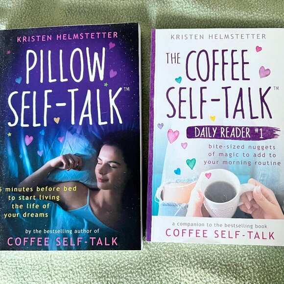 Coffee & PIllow Self Talk Books Bundle - never read - Picture 1 of 2